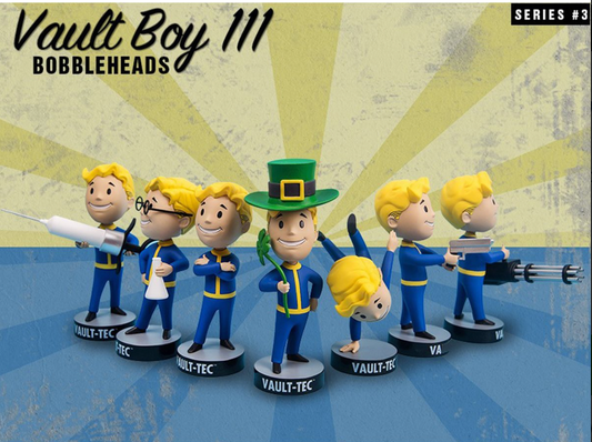 Fallout 4 Vault Boy 111 5-Inch Bobblehead Series #3 7-Piece Set