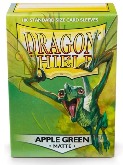 Dragon Shield Matte Apple Green Standard Size 100 ct Card Sleeves