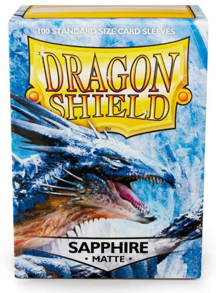 Dragon Shield Matte Sapphire Standard Size 100 ct Card Sleeves